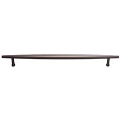 Top Knobs [TK967AG] Die Cast Zinc Cabinet Pull Handle - Allendale Series - Oversized - Ash Gray Finish - 12" C/C - 14 9/16" L
