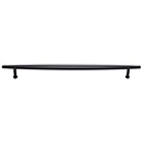 Top Knobs [TK967BLK] Die Cast Zinc Cabinet Pull Handle - Allendale Series - Oversized - Flat Black Finish - 12&quot; C/C - 14 9/16&quot; L