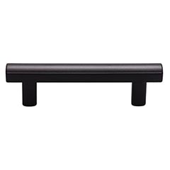 Top Knobs [TK903BLK] Die Cast Zinc Cabinet Pull Handle - Hillmont Series - Standard Size - Flat Black Finish - 3&quot; C/C - 4 1/4&quot; L