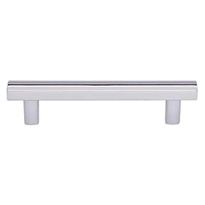 Top Knobs [TK904PC] Die Cast Zinc Cabinet Pull Handle - Hillmont Series - Standard Size - Polished Chrome Finish - 3 3/4" C/C - 5 1/16" L
