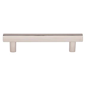 Top Knobs [TK904PN] Die Cast Zinc Cabinet Pull Handle - Hillmont Series - Standard Size - Polished Nickel Finish - 3 3/4" C/C - 5 1/16" L