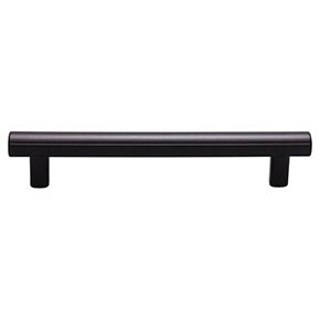 Top Knobs [TK905BLK] Die Cast Zinc Cabinet Pull Handle - Hillmont Series - Oversized - Flat Black Finish - 5 1/16" C/C - 6 5/16" L