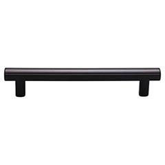 Top Knobs [TK905BLK] Die Cast Zinc Cabinet Pull Handle - Hillmont Series - Oversized - Flat Black Finish - 5 1/16" C/C - 6 5/16" L