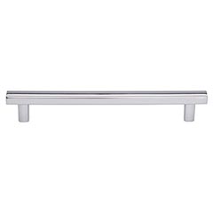 Top Knobs [TK906PC] Die Cast Zinc Cabinet Pull Handle - Hillmont Series - Oversized - Polished Chrome Finish - 6 5/16" C/C - 7 9/16" L