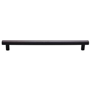 Top Knobs [TK908BLK] Die Cast Zinc Cabinet Pull Handle - Hillmont Series - Oversized - Flat Black Finish - 8 13/16" C/C - 10 1/16" L