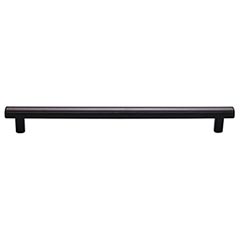 Top Knobs [TK908BLK] Die Cast Zinc Cabinet Pull Handle - Hillmont Series - Oversized - Flat Black Finish - 8 13/16" C/C - 10 1/16" L