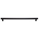 Top Knobs [TK909BLK] Die Cast Zinc Cabinet Pull Handle - Hillmont Series - Oversized - Flat Black Finish - 12&quot; C/C - 13 1/4&quot; L