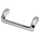 Top Knobs [TK950PC] Die Cast Zinc Cabinet Pull Handle - Kentfield Series - Standard Size - Polished Chrome Finish - 3 3/4" C/C - 4 1/4" L