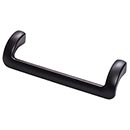 Top Knobs [TK951BLK] Die Cast Zinc Cabinet Pull Handle - Kentfield Series - Oversized - Flat Black Finish - 5 1/16" C/C - 5 9/16" L