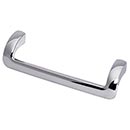 Top Knobs [TK951PC] Die Cast Zinc Cabinet Pull Handle - Kentfield Series - Oversized - Polished Chrome Finish - 5 1/16&quot; C/C - 5 9/16&quot; L