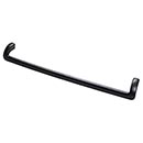 Top Knobs [TK955BLK] Die Cast Zinc Cabinet Pull Handle - Kentfield Series - Oversized - Flat Black Finish - 12" C/C - 12 1/2" L