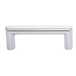 Top Knobs [TK940PC] Die Cast Zinc Cabinet Pull Handle - Kinney Series - Standard Size - Polished Chrome Finish - 3" C/C - 3 7/16" L