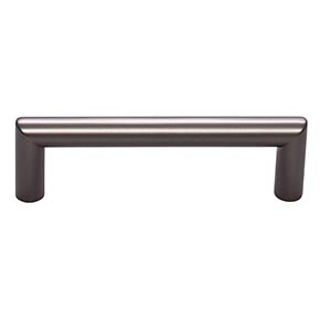 Top Knobs [TK941AG] Die Cast Zinc Cabinet Pull Handle - Kinney Series - Standard Size - Ash Gray Finish - 3 3/4" C/C - 4 3/16" L