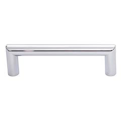 Top Knobs [TK941PC] Die Cast Zinc Cabinet Pull Handle - Kinney Series - Standard Size - Polished Chrome Finish - 3 3/4" C/C - 4 3/16" L