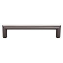 Top Knobs [TK942AG] Die Cast Zinc Cabinet Pull Handle - Kinney Series - Oversized - Ash Gray Finish - 5 1/16" C/C - 5 15/32" L