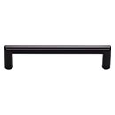 Top Knobs [TK942BLK] Die Cast Zinc Cabinet Pull Handle - Kinney Series - Oversized - Flat Black Finish - 5 1/16&quot; C/C - 5 15/32&quot; L