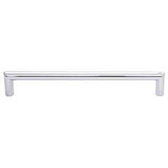 Top Knobs [TK944PC] Die Cast Zinc Cabinet Pull Handle - Kinney Series - Oversized - Polished Chrome Finish - 7 9/16&quot; C/C - 8&quot; L