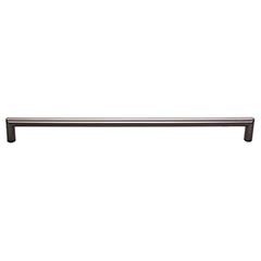 Top Knobs [TK946AG] Die Cast Zinc Cabinet Pull Handle - Kinney Series - Oversized - Ash Gray Finish - 12" C/C - 12 7/16" L