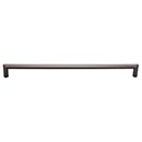 Top Knobs [TK946AG] Die Cast Zinc Cabinet Pull Handle - Kinney Series - Oversized - Ash Gray Finish - 12&quot; C/C - 12 7/16&quot; L