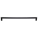 Top Knobs [TK946BLK] Die Cast Zinc Cabinet Pull Handle - Kinney Series - Oversized - Flat Black Finish - 12" C/C - 12 7/16" L