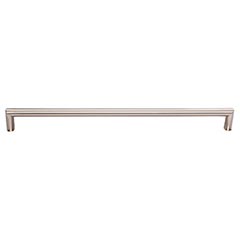 Top Knobs [TK946BSN] Die Cast Zinc Cabinet Pull Handle - Kinney Series - Oversized - Brushed Satin Nickel Finish - 12&quot; C/C - 12 7/16&quot; L