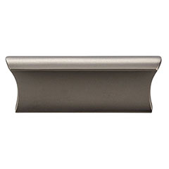 Top Knobs [TK552AG] Die Cast Zinc Cabinet Pull Handle - Glacier Series - Standard Size - Ash Gray Finish - 2&quot; C/C - 3&quot; L