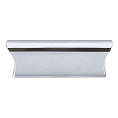 Top Knobs [TK552PC] Die Cast Zinc Cabinet Pull Handle - Glacier Series - Standard Size - Polished Chrome Finish - 2" C/C - 3" L