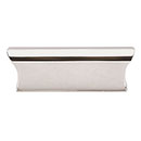 Top Knobs [TK552PN] Die Cast Zinc Cabinet Pull Handle - Glacier Series - Standard Size - Polished Nickel Finish - 2&quot; C/C - 3&quot; L