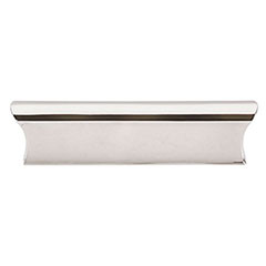 Top Knobs [TK553PN] Die Cast Zinc Cabinet Pull Handle - Glacier Series - Standard Size - Polished Nickel Finish - 3" C/C - 4" L