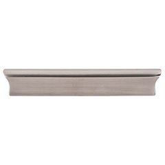 Top Knobs [TK554BSN] Die Cast Zinc Cabinet Pull Handle - Glacier Series - Oversized - Brushed Satin Nickel Finish - 5" C/C - 6" L