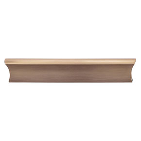 Top Knobs [TK554HB] Die Cast Zinc Cabinet Pull Handle - Glacier Series - Oversized - Honey Bronze Finish - 5" C/C - 6" L