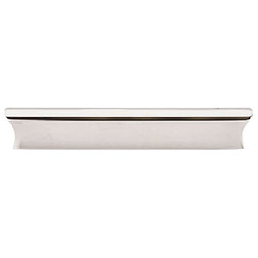 Top Knobs [TK554PN] Die Cast Zinc Cabinet Pull Handle - Glacier Series - Oversized - Polished Nickel Finish - 5" C/C - 6" L