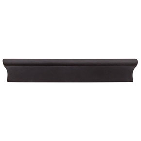 Top Knobs [TK554SAB] Die Cast Zinc Cabinet Pull Handle - Glacier Series - Oversized - Sable Finish - 5" C/C - 6" L