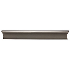 Top Knobs [TK555AG] Die Cast Zinc Cabinet Pull Handle - Glacier Series - Oversized - Ash Gray Finish - 6" C/C - 8" L