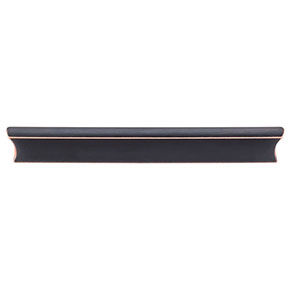 Top Knobs [TK555UM] Die Cast Zinc Cabinet Pull Handle - Glacier Series - Oversized - Umbrio Finish - 6" C/C - 8" L