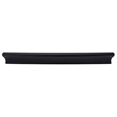 Top Knobs [TK556BLK] Die Cast Zinc Cabinet Pull Handle - Glacier Series - Oversized - Flat Black Finish - 8" C/C - 10" L