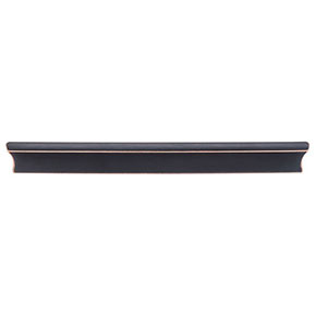 Top Knobs [TK556UM] Die Cast Zinc Cabinet Pull Handle - Glacier Series - Oversized - Umbrio Finish - 8" C/C - 10" L