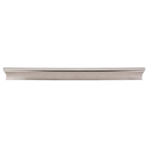 Top Knobs [TK557BSN] Die Cast Zinc Cabinet Pull Handle - Glacier Series - Oversized - Brushed Satin Nickel Finish - 9 15/16" C/C - 12" L