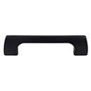 Top Knobs [TK543BLK] Die Cast Zinc Cabinet Pull Handle - Holland Series - Standard Size - Flat Black Finish - 3 3/4" C/C - 4 1/2" L