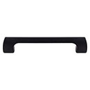 Top Knobs [TK544BLK] Die Cast Zinc Cabinet Pull Handle - Holland Series - Oversized - Flat Black Finish - 5 1/16&quot; C/C - 5 3/4&quot; L