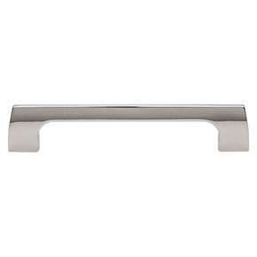 Top Knobs [TK544PN] Die Cast Zinc Cabinet Pull Handle - Holland Series - Oversized - Polished Nickel Finish - 5 1/16" C/C - 5 3/4" L