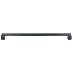 Top Knobs [TK547UM] Die Cast Zinc Cabinet Pull Handle - Holland Series - Oversized - Umbrio Finish - 12" C/C - 12 3/4" L