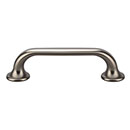 Top Knobs [TK593AG] Die Cast Zinc Cabinet Pull Handle - Oculus Series - Standard Size - Ash Gray Finish - 3 3/4" C/C - 4 3/4" L