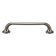 Top Knobs [TK594AG] Die Cast Zinc Cabinet Pull Handle - Oculus Series - Oversized - Ash Gray Finish - 5 1/16" C/C - 6" L