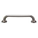 Top Knobs [TK594AG] Die Cast Zinc Cabinet Pull Handle - Oculus Series - Oversized - Ash Gray Finish - 5 1/16" C/C - 6" L