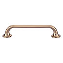 Top Knobs [TK594HB] Die Cast Zinc Cabinet Pull Handle - Oculus Series - Oversized - Honey Bronze Finish - 5 1/16" C/C - 6" L