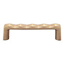 Top Knobs [TK561HB] Die Cast Zinc Cabinet Pull Handle - Quilted Series - Standard Size - Honey Bronze Finish - 3 3/4" C/C - 4 1/4" L