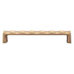 Top Knobs [TK563HB] Die Cast Zinc Cabinet Pull Handle - Quilted Series - Oversized - Honey Bronze Finish - 6 5/16" C/C - 6 3/4" L