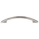 Top Knobs [TK619BSN] Die Cast Zinc Cabinet Pull Handle - Tango Series - Oversized - Brushed Satin Nickel Finish - 5 1/16&quot; C/C - 6 3/4&quot; L