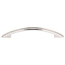 Top Knobs [TK619PN] Die Cast Zinc Cabinet Pull Handle - Tango Series - Oversized - Polished Nickel Finish - 5 1/16&quot; C/C - 6 3/4&quot; L